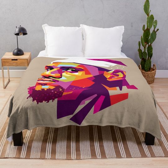 Lebron James Throw Blanket, Gift for Fan