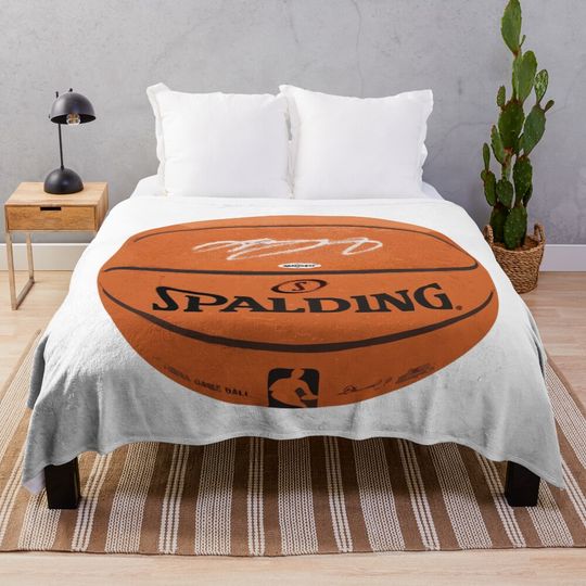 Lebron James Signed Basketball ,Lebron James King Throw Blanket, Gift for Fan