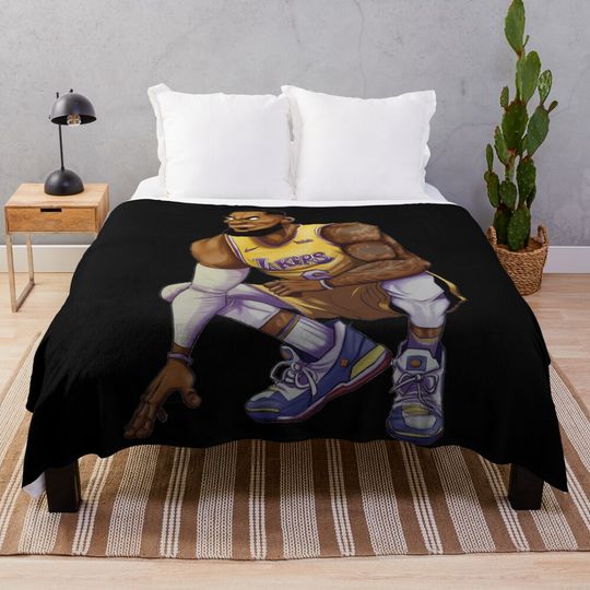 LeBron James New Seasons Throw Blanket, Gift for Fan
