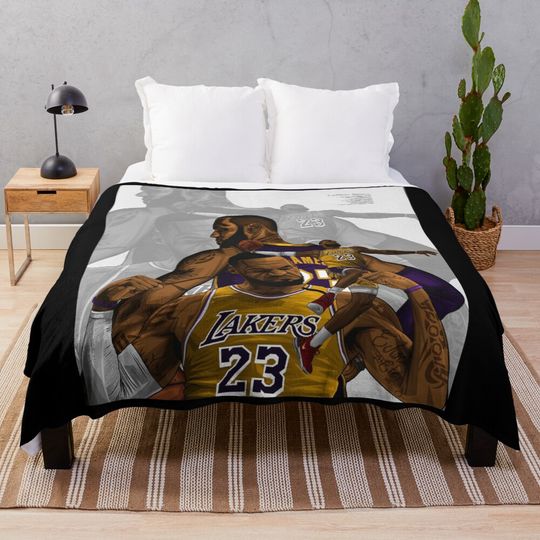 LeBron James Throw Blanket, Gift for Fan
