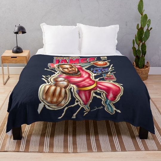 The King James Throw Blanket, Gift for Fan