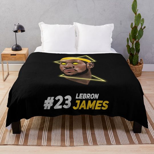 LeBron James Throw Blanket, Gift for Fan