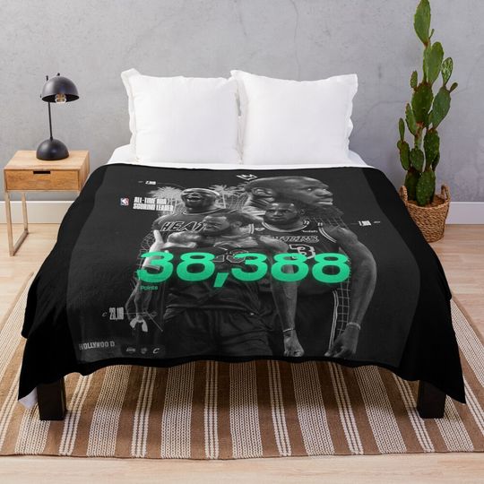 LeBron James Throw Blanket, Gift for Fan