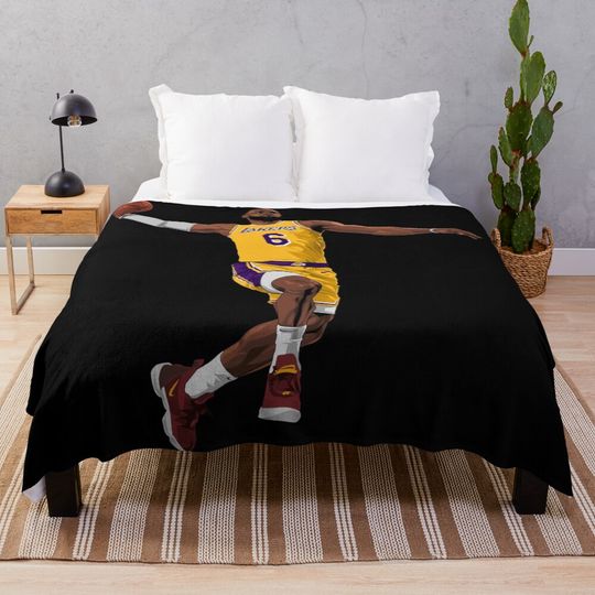Lebron James 6 New Number Jerseys And New Seasons champions Throw Blanket, Gift for Fan