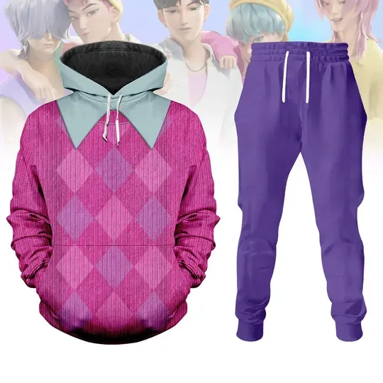 Baby Saja Boys Hoodie Joggers Set, Baby Saja Hoodie, Baby Cosplay Hoodie, Kpop Demon Hunters, Fan Gifts