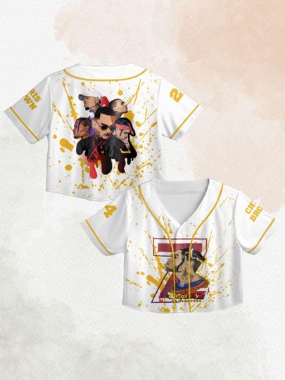 Chris Brown Baseball Jersey, Breezy Bowl XX Tour shirt