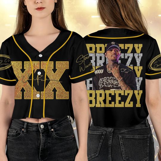 Chris Brown Breezy Bowl XX Baseball Jersey, Breezy Bowl XX Baseball Shirt, Chris Brown Merch, Chris Brown Tour Jersey Shirt, Y2K Music Tees