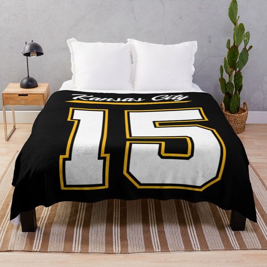 Patrick Mahomes Throw Blanket, Gift for Fan