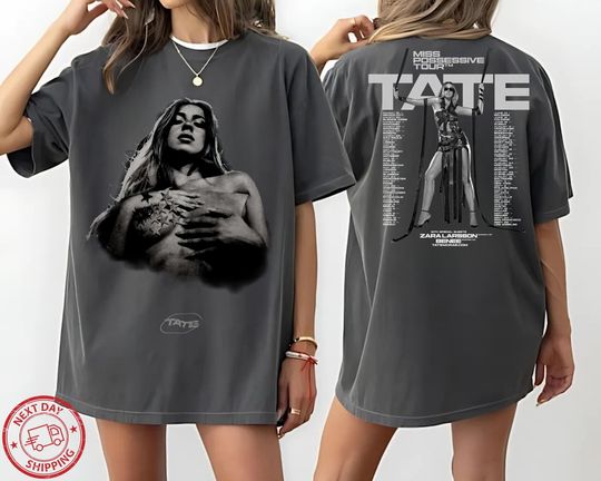 Tate McRae 2025 Concert Tee, Tate McRae Fan Gift Shirt Miss Possessive Tour Shirt, Tate McRae Shirt, Tate McRae 2025 Concert Vintage 90s