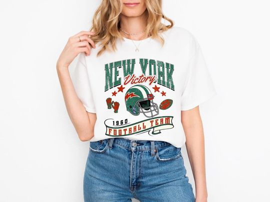 New York Football Crewneck,NY Giant T-Shirt,New York Football Tshirt