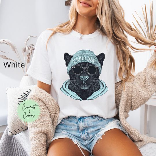 Carolina Mascot Shirt, Carolina Panthers Shirt, football Shirt, Retro Football Shirt