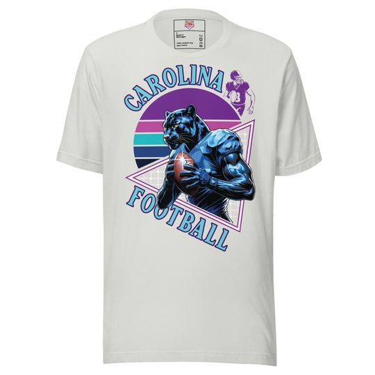 Carolina Football Shirt Vintage Retro Football Fan Gift North Carolina Sports Apparel