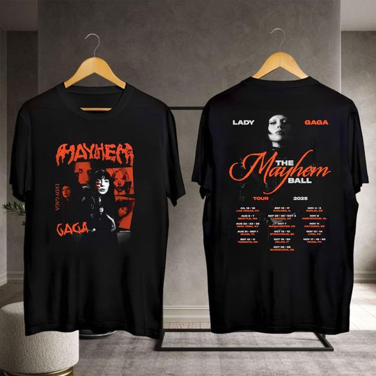 Ld ga The Mayhem Ball 2025, Ld ga The Mayhem Ball Tour 2025 Shirt, Ld ga Merch, Ld ga Fan Gifts, The Mayhem Ball Tour Tshirt
