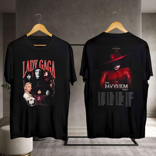 Vintage Ld ga Shirt, The Mayhem Ball Tour T-shirt, Ld ga The Mayhem Ball Tour 2025 Shirt, Ld ga Fan Shirt, Ld ga Tour Merch
