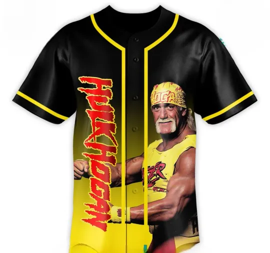 Hulk Hogan Thank You Special Baseball Jersey, Hulk Hogan Memory, Gift for Fan