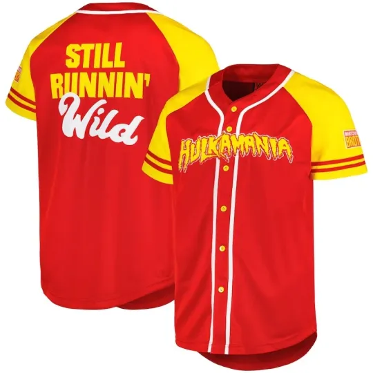 Hulk Hogan Baseball Jersey Hulkamania Fan Gift, Hulk Hogan Memory, Gift for Fan