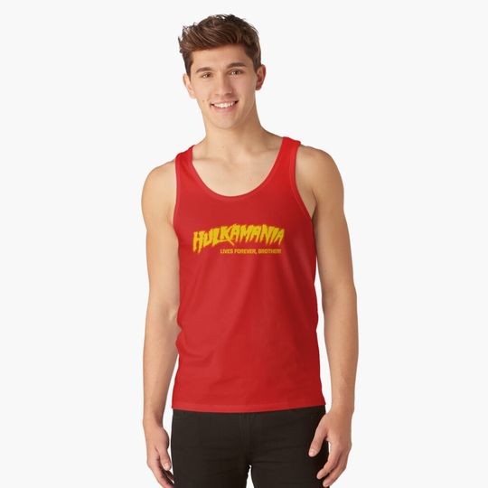 Hulkamania In Memory Hulk Hogan 1953-2025 - Hulkamania Lives Forever Tank Top