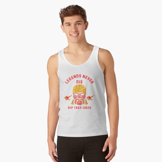 Rip Hulk Hogan  Tank Top, Hulk Hogan Memory, Gift for Fan, for Gymer