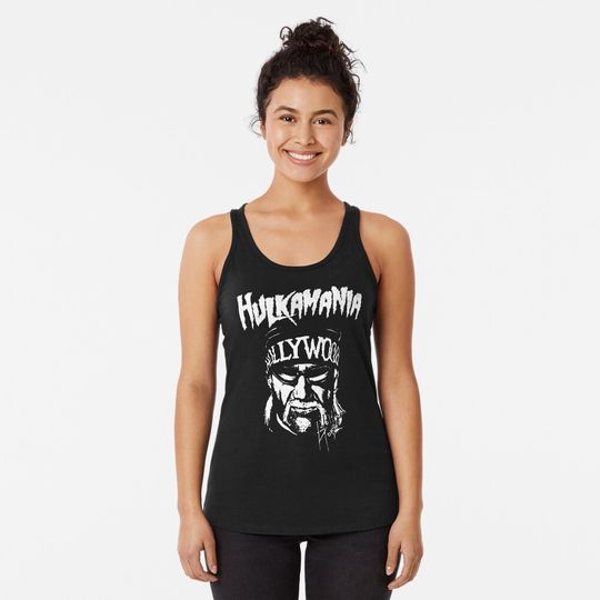 Hulk Hogan Hollywood, Hulk Hogan Legend Memorial, Hulkamania Lives Forever Brother Racerback Tank Top