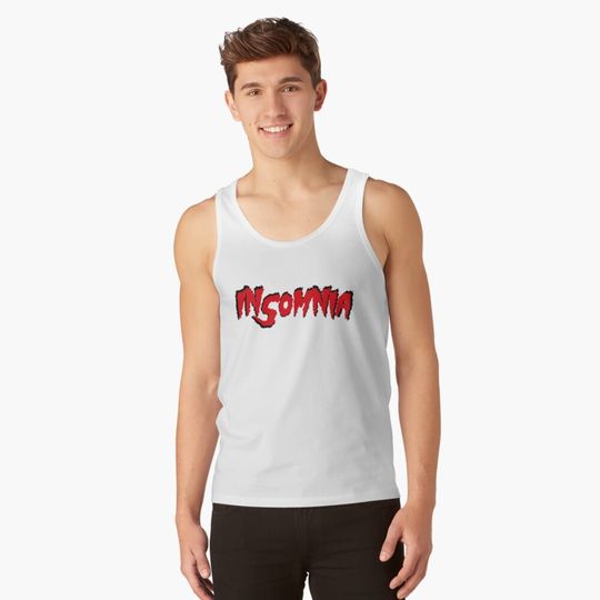 Insomnia - Must Have Coffee! Tank Top, Hulk Hogan Memory, Gift for Fan, for Gymer