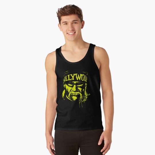 Hulk Hogan Hollywood Tank Top, Hulk Hogan Memory, Gift for Fan, for Gymer