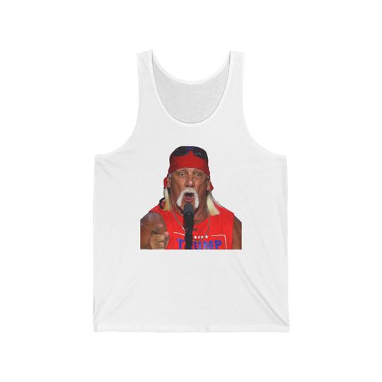 Hulk Hogan Trumpites Unisex Jersey Tank, Hulk Hogan Memory, Gift for Fan, for Gymer