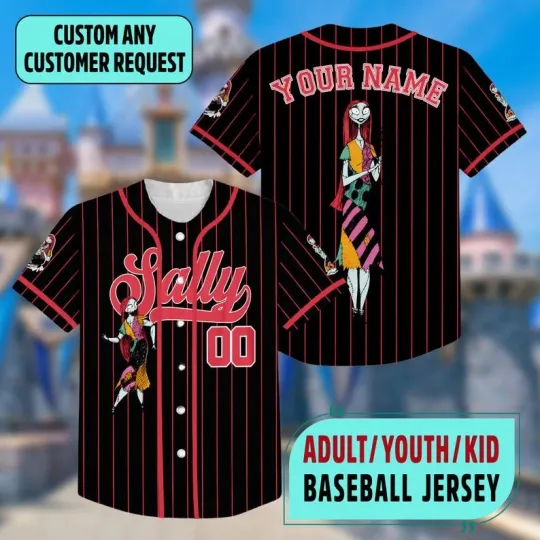 Personalized Halloween Sally Mother Of Nightmares Baseball Jersey Shirt