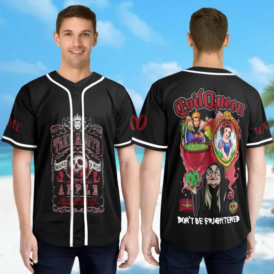 Personalized Evil Queen Don’t Be Frightened Halloween Baseball Jersey Shirt