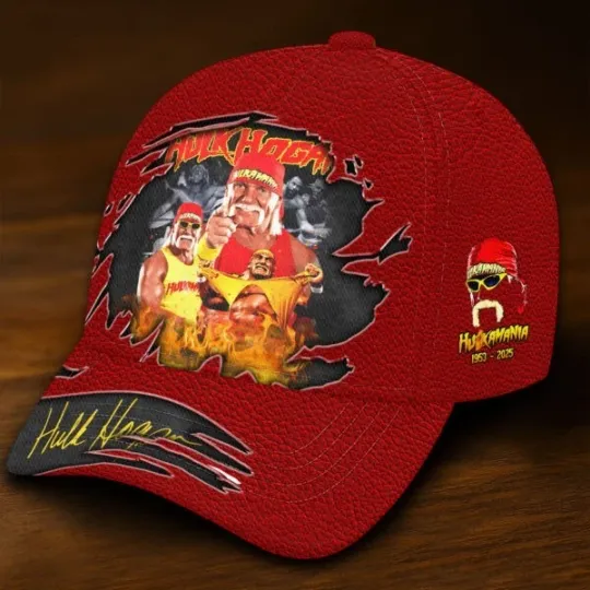 Hulk Hogan Classic Cap, Hulk Hogan Memory, Gift for Fan