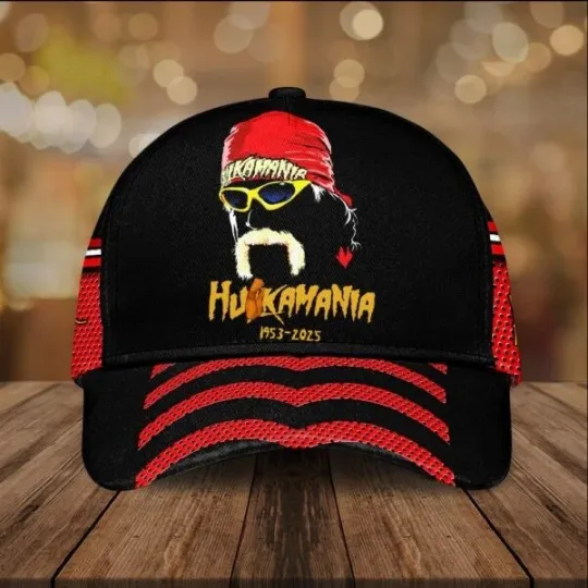 Hulk Hogan Classic Cap, Hulk Hogan Memory, Gift for Fan