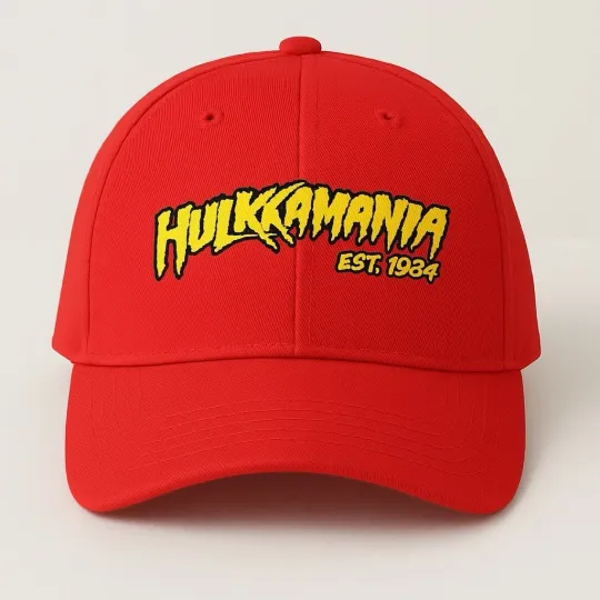 Wrestling Entertainment Hulk Hogan Hulkamania Hat SnapBack Baseball Cap  Hat WWF Tribute Memorial