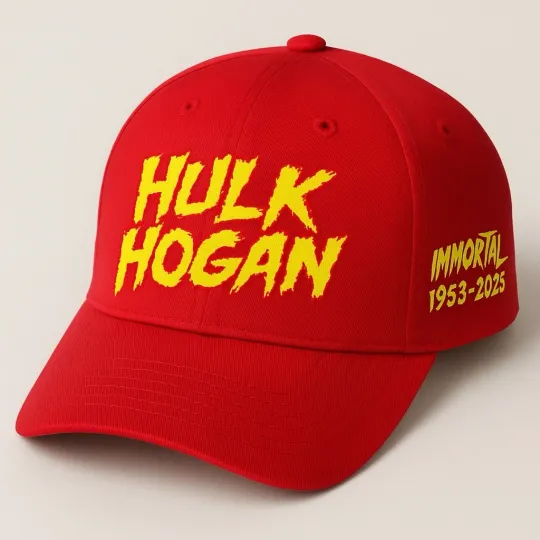 Wrestling Entertainment Hulk Hogan Hulkamania Hat SnapBack Baseball Cap  Hat WWF Tribute Memorial