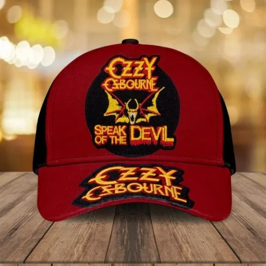 Ozzy Osbourne Classic Cap, Ozzy Osbourne Memory, Gift for Fan