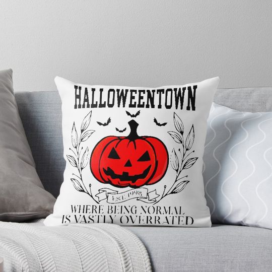 halloween town university Pillow