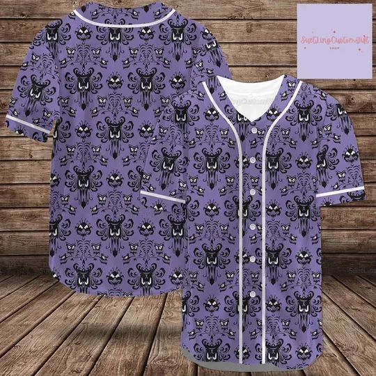 Halloween Haunted Mansion Baseball Jersey Shirt, Foolish Mortal Jersey, Stretching Room Shirt, Halloween Gifts