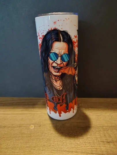 Ozzy Osbourne Tumbler, ozzy osbourne memory, Gift for Fan