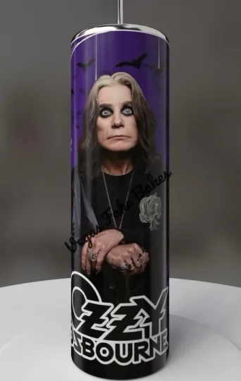Ozzy Osbourne Sublimation Tumbler, ozzy osbourne memory, Gift for Fan