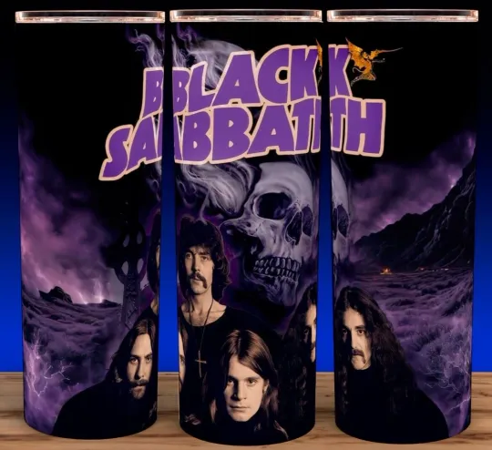 Black Sabbath Ozzy Osbourne Metal Cup Mug Tumbler , ozzy osbourne memory, Gift for Fan