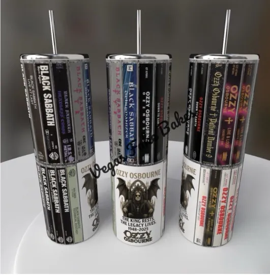 Ozzy Osbourne Sublimation Tumbler, ozzy osbourne memory, Gift for Fan
