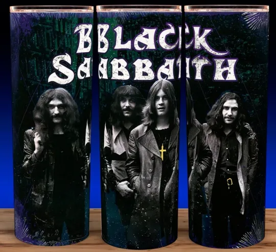 Black Sabbath Ozzy Osbourne Metal Cup Mug Tumbler , ozzy osbourne memory, Gift for Fan