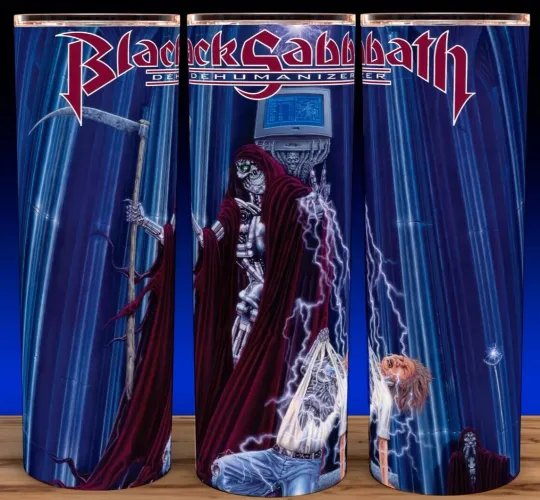 Black Sabbath DeHumanizer Heavy Metal Cup Mug Tumbler, ozzy osbourne memory, Gift for Fan