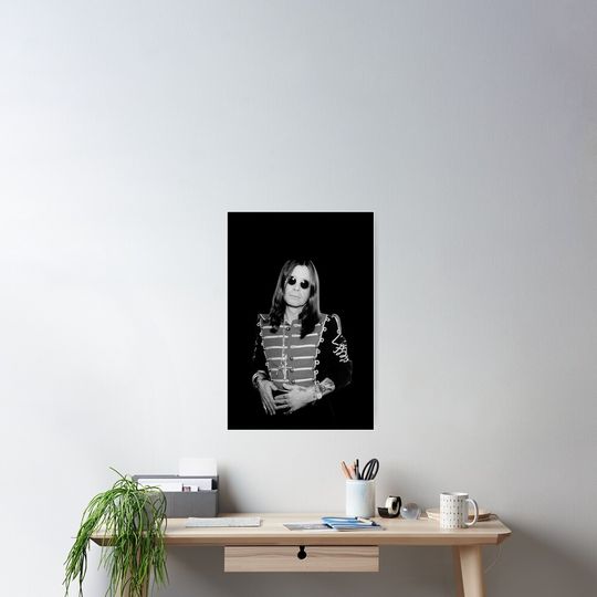 Ozzy Osbourne RIP Poster - Rock Legend Tribute Wall Art Print