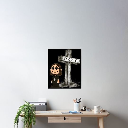 Heavy Metal Poster - Ozzy Osbourne Rock Music Wall Art Print