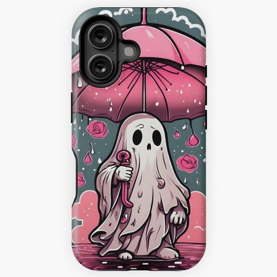 umbrella Halloween love iPhone Case