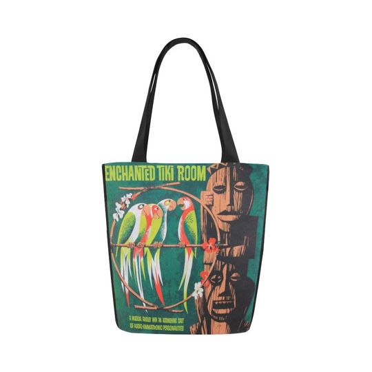 The Enchanted Tiki Room Canvas Tote | Tiki Room Tote | Tiki Room Bag | Disney Canvas Tote Bag | Disneyland Tote Bag | Canvas Tote |