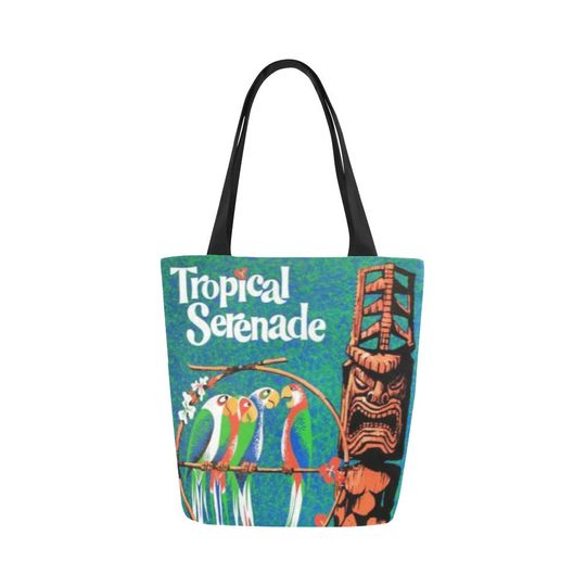 The Enchanted Tiki Room Canvas Tote | Tiki Room Tote | Tiki Room Bag | Disney Canvas Tote Bag | Disneyland Tote Bag | Canvas Tote |