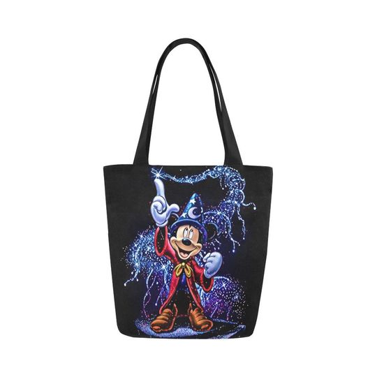 Sorcerer Mickey Canvas Tote Bag | Disney Tote Bag | Canvas Tote | Accessories / Bags