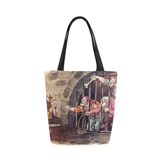 Pirates of the Caribbean Canvas Tote Bag | Disney Canvas Tote | Pirate Bag | Casual Canvas Tote