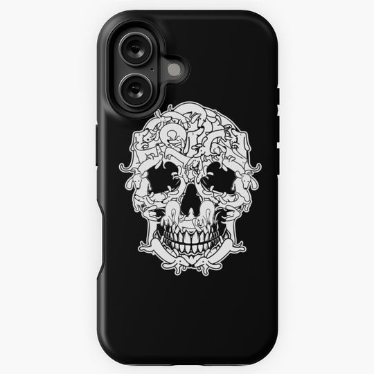 Skull Dachshund Dog Funny Halloween Costume iPhone Case