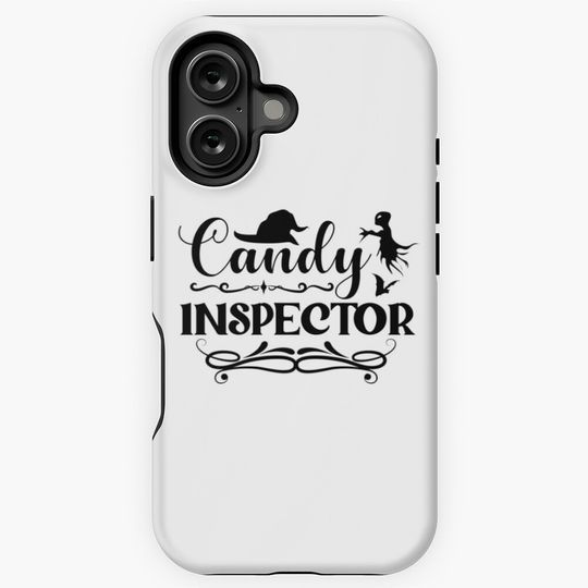 Candy Inspector Funny Halloween iPhone Case